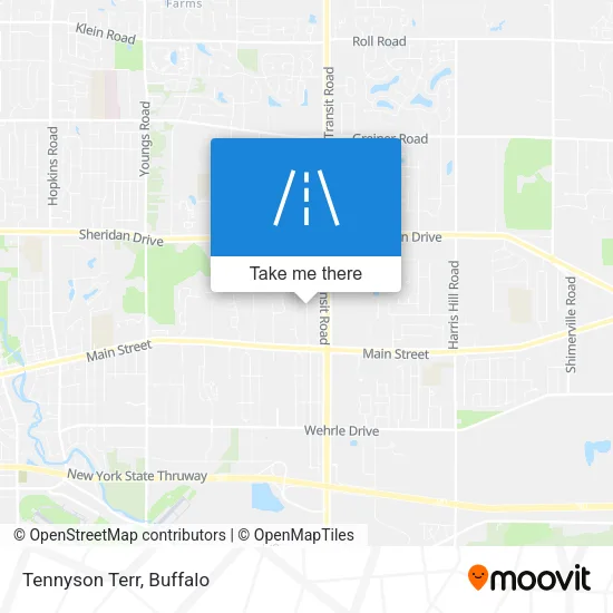 Tennyson Terr map