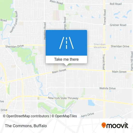 The Commons map