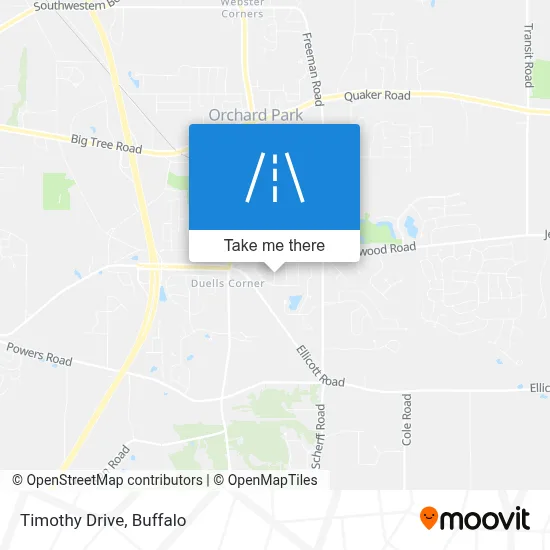 Timothy Drive map