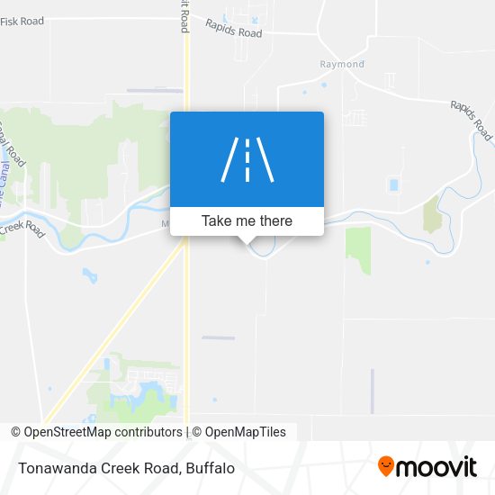 Tonawanda Creek Road map