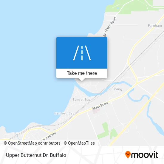 Upper Butternut Dr map