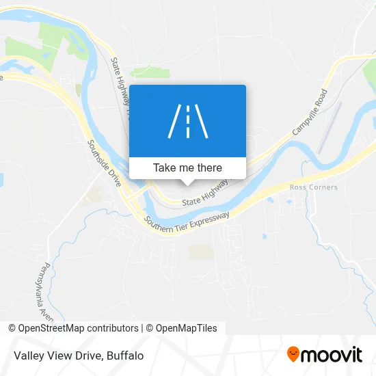 Valley View Drive map