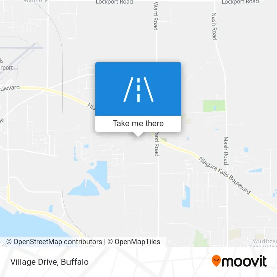 Village Drive map