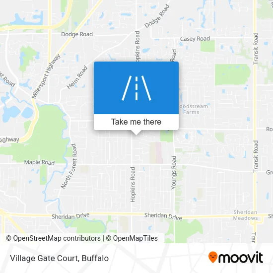 Village Gate Court map