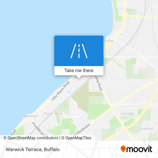 Warwick Terrace map