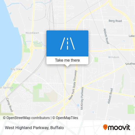 Mapa de West Highland Parkway
