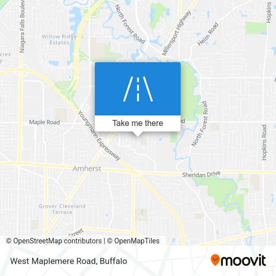 West Maplemere Road map
