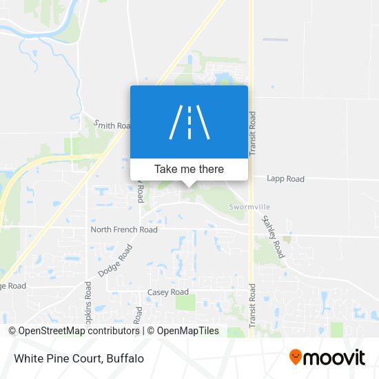 Mapa de White Pine Court