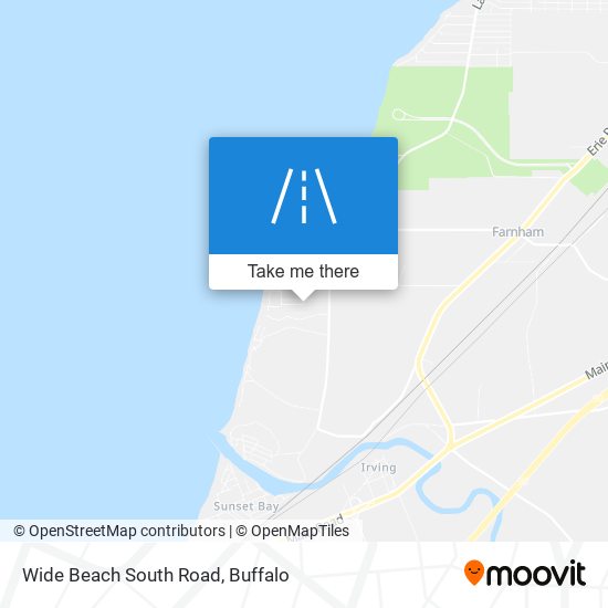 Wide Beach South Road map