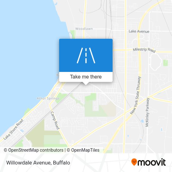 Mapa de Willowdale Avenue