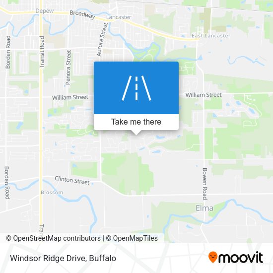 Windsor Ridge Drive map