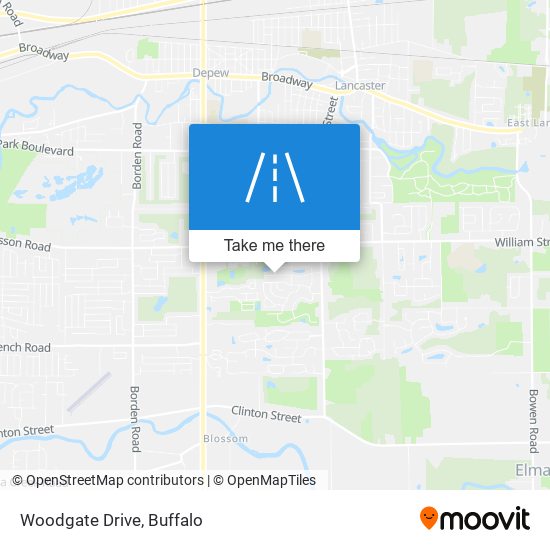 Mapa de Woodgate Drive