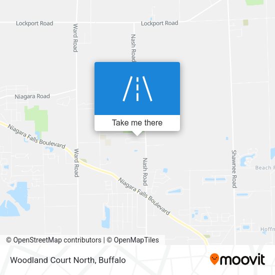 Mapa de Woodland Court North