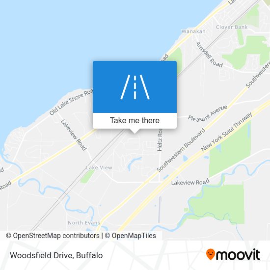 Mapa de Woodsfield Drive