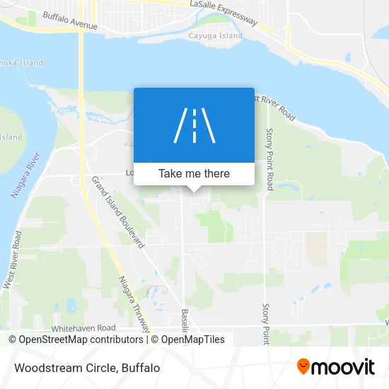Woodstream Circle map