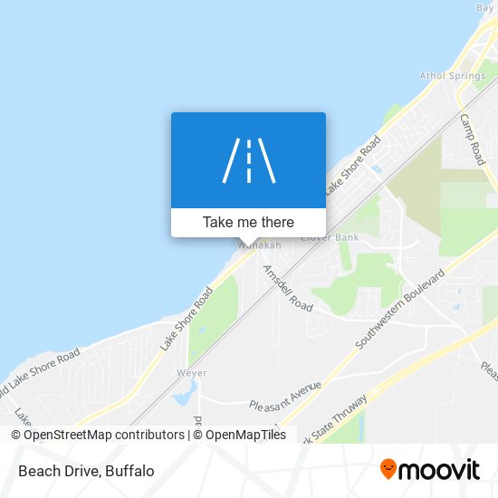 Mapa de Beach Drive