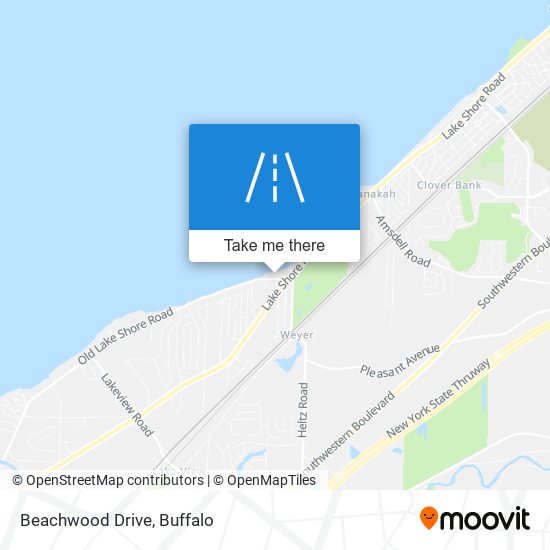Mapa de Beachwood Drive