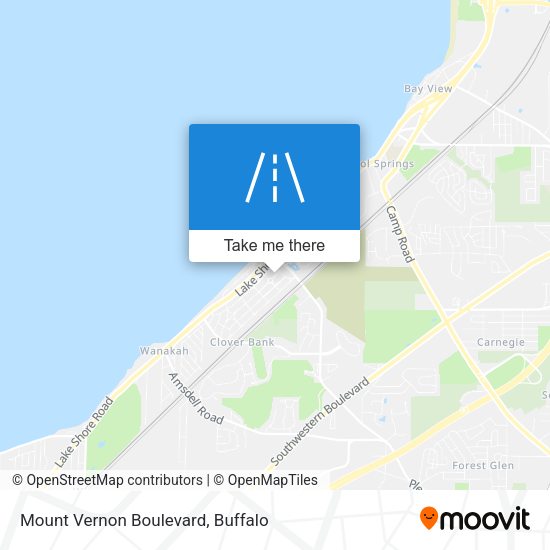 Mapa de Mount Vernon Boulevard