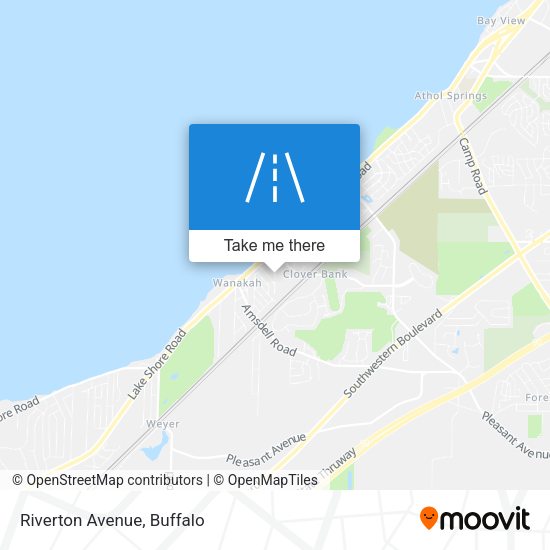 Mapa de Riverton Avenue