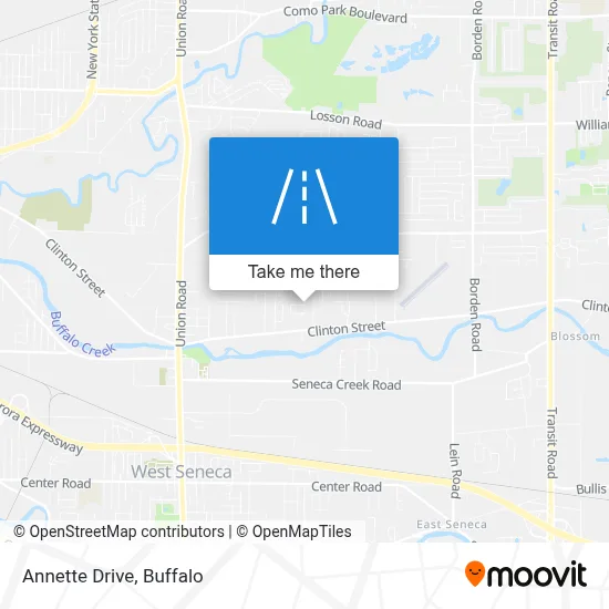 Annette Drive map