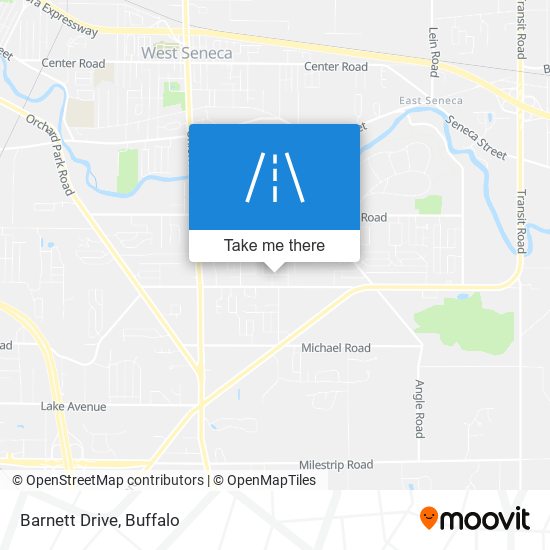 Barnett Drive map