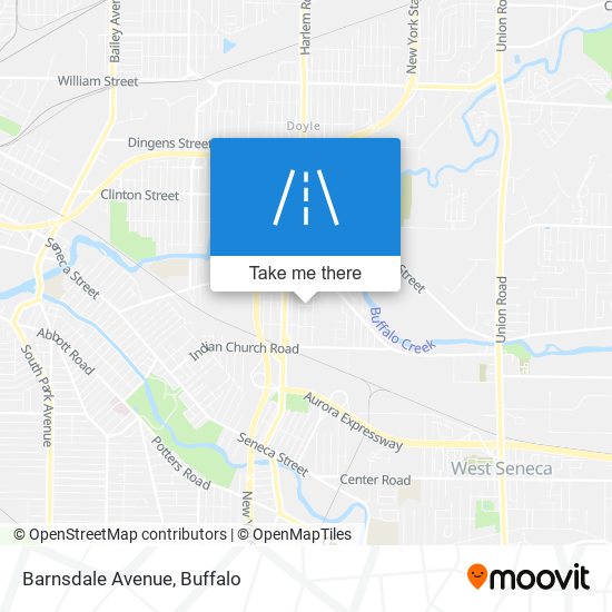 Mapa de Barnsdale Avenue