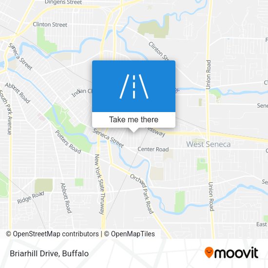 Mapa de Briarhill Drive