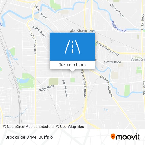 Brookside Drive map