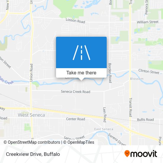 Creekview Drive map