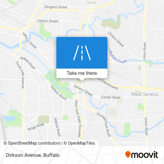 Mapa de Dirkson Avenue