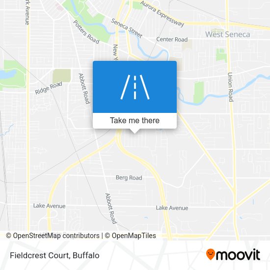 Mapa de Fieldcrest Court