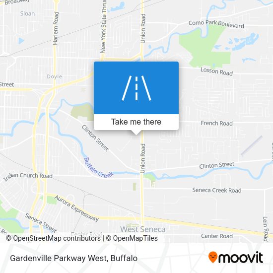 Mapa de Gardenville Parkway West