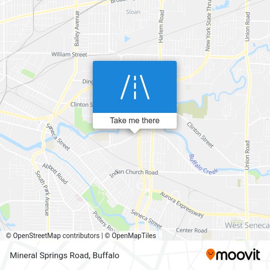 Mapa de Mineral Springs Road