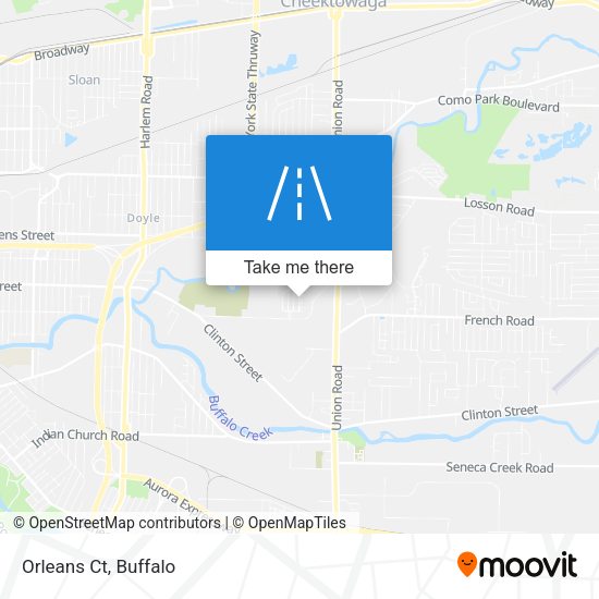 Mapa de Orleans Ct