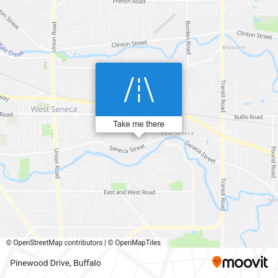 Mapa de Pinewood Drive