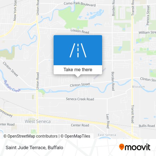 Saint Jude Terrace map