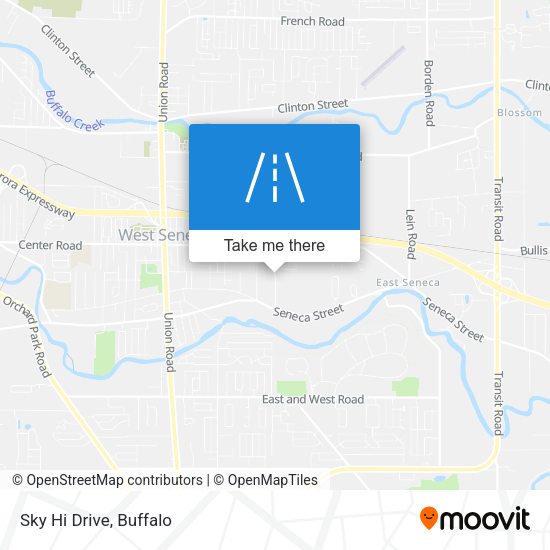 Mapa de Sky Hi Drive