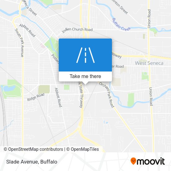 Mapa de Slade Avenue