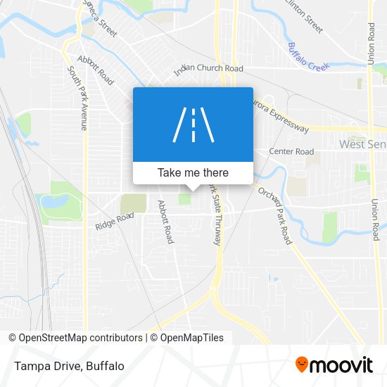 Mapa de Tampa Drive