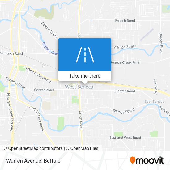 Warren Avenue map