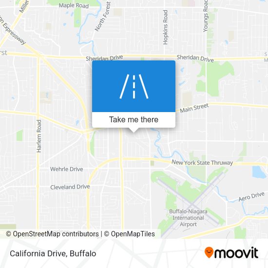 California Drive map