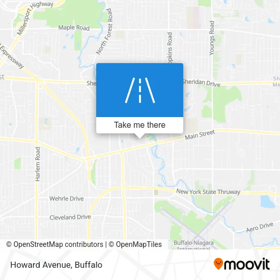 Mapa de Howard Avenue