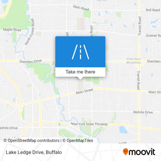 Mapa de Lake Ledge Drive