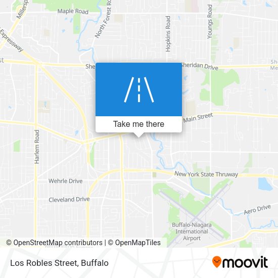 Mapa de Los Robles Street