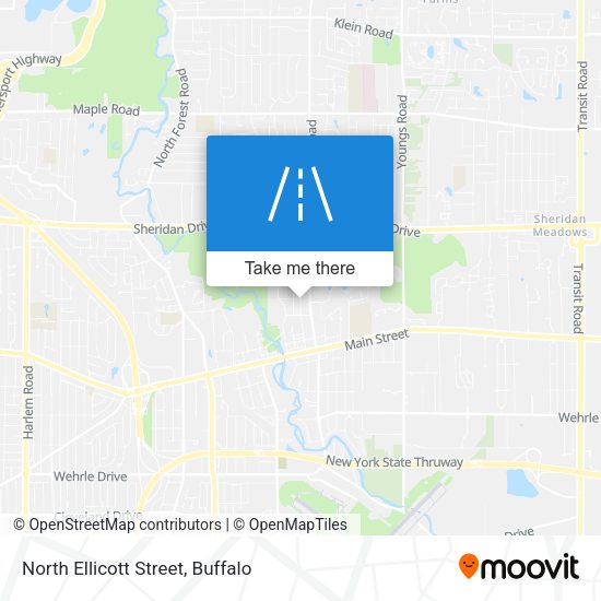 North Ellicott Street map