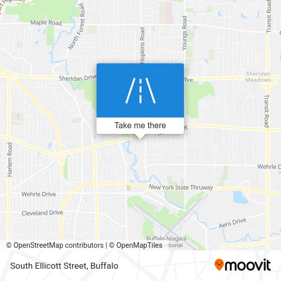 South Ellicott Street map