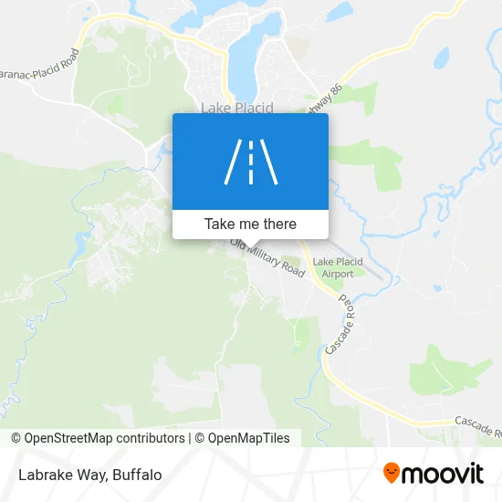 Labrake Way map