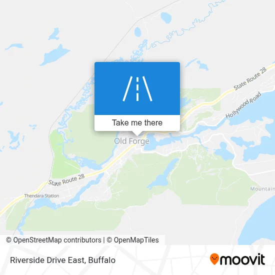 Riverside Drive East map