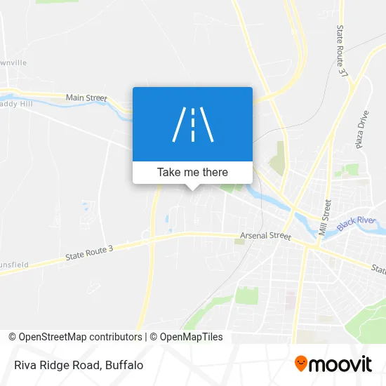 Riva Ridge Road map