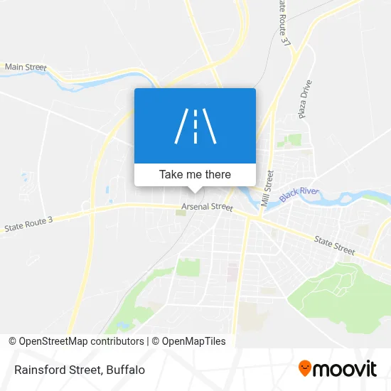 Rainsford Street map